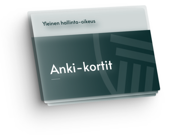 Yleinen hallinto-oikeus - Anki-kortit
